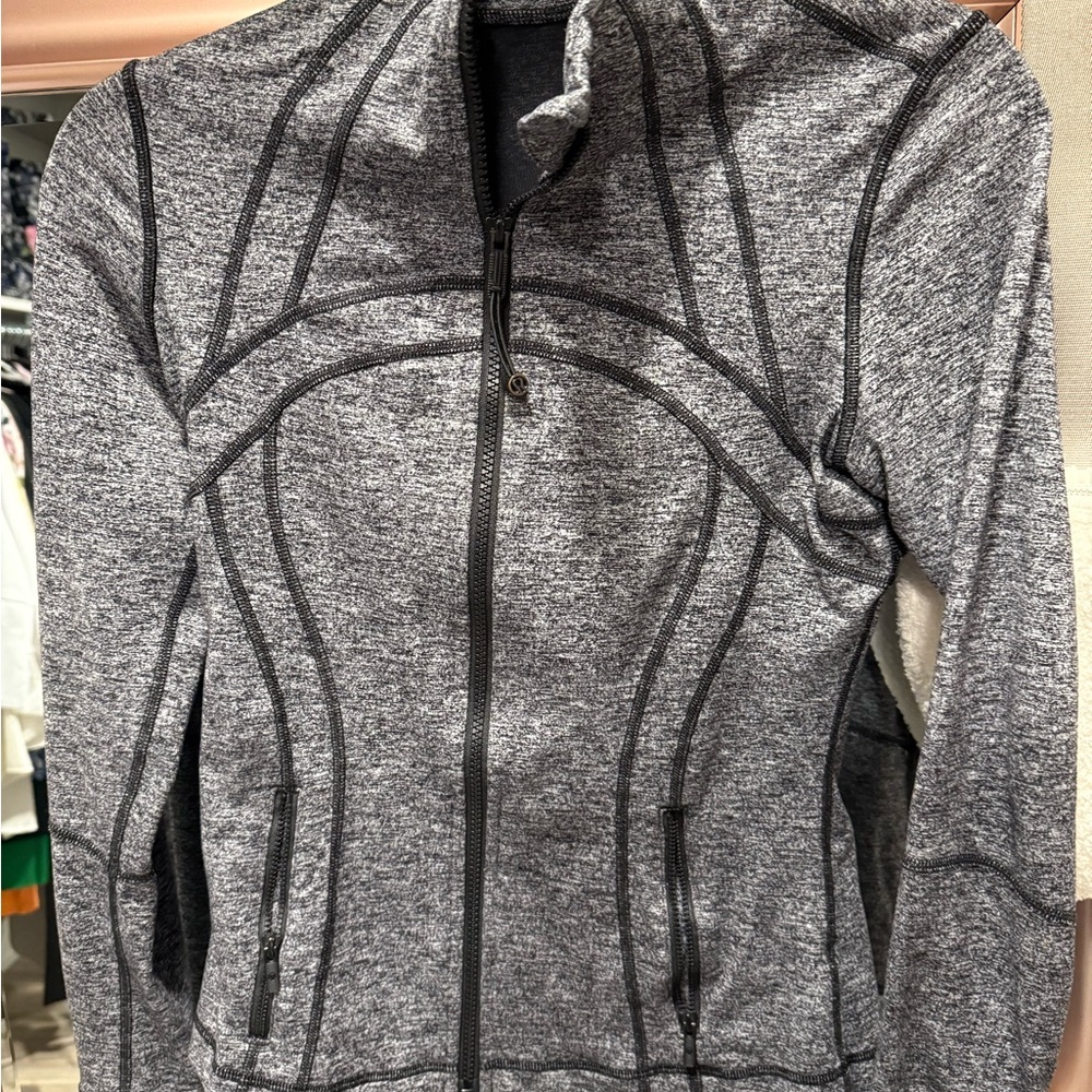 Lululemon Athletica Heathered Gray Utility Jacket